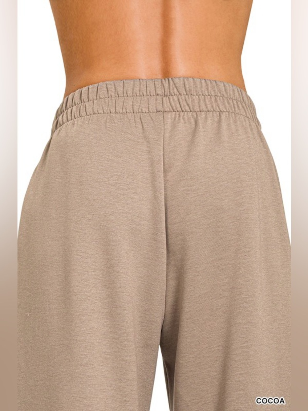 110 NWT Zenana 2pc Set Cocoa Super Soft SCUBA SIDE SLIT TOP &
PANTS SET - Picture 7 of 9